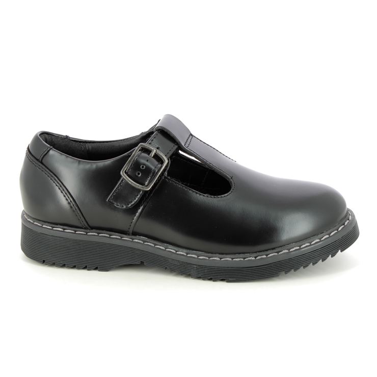 Start Rite Envisage T Bar Black leather Kids Girls shoes 3524-76F
