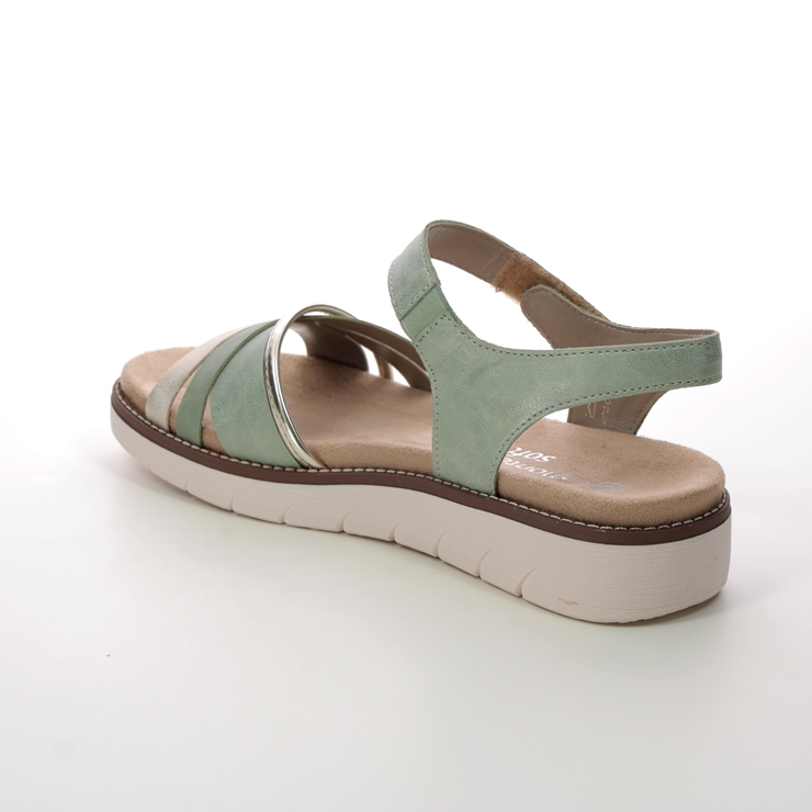 Remonte Marisa D2058-52 Mint green Flat Sandals