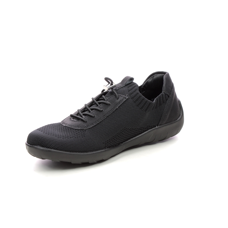 Remonte Lovit R3518-00 Black lacing shoes