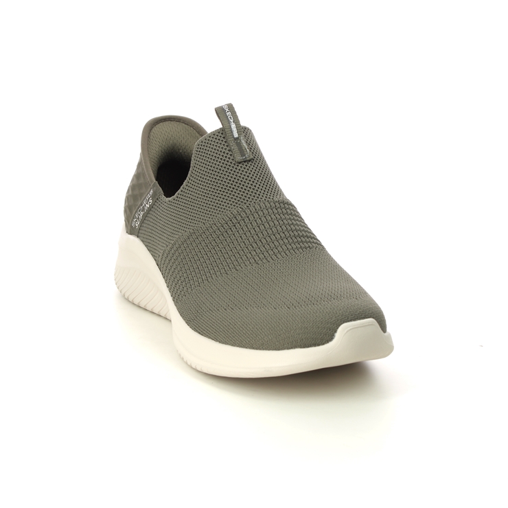 Skechers Slip Ins Ultra OLV Olive Green Womens trainers 149708