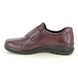 Alpina Comfort Slip On Shoes - Wine leather - 4178/E RONYVEL TEX