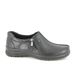 Alpina Comfort Slip On Shoes - Black leather - 4237/2 RONYZIP G TEX