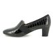 Ara Court Shoes - Black croc - 18004/07 VERONA TAB WIDE FIT