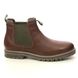 Barbour Chelsea Boots - Brown leather - MFO0662/BR76 WALKER