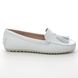 Begg Exclusive Loafers - White Leather - 75511/61 ALLDAY WIDE
