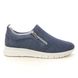 Begg Exclusive Comfort Slip On Shoes - Blue Suede - 1338/1163 CARISSA 41 ZIP