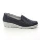 Begg Exclusive Comfort Slip On Shoes - Navy Patent Suede - 076679XX HELLICA 20 EXTRA WIDE