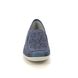 Begg Exclusive Comfort Slip On Shoes - Blue nubuck - 0721/7380 LEXI 30 PERF