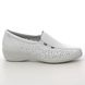 Begg Exclusive Comfort Slip On Shoes - Off White Leather - 0721/1003 LEXI 82 PERF