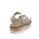 Begg Exclusive Wedge Sandals - Khaki Suede - 0545/1012 MIA    80 V