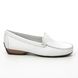 Begg Exclusive Loafers - White Leather - 40539/61 SUNDAY WIDE FIT