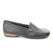 Begg Exclusive Loafers - Navy leather - 40539/71 SUNDAY WIDE FIT