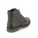 Begg Exclusive Boots - Brown waxy leather - VUL165/M29010 VULCANO CAP ZIP