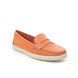Begg Exclusive Loafers - Orange Leather - 3456/89 WENDY HAVANA