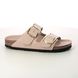 Birkenstock Slide Sandals - Beige - 1026553/50 ARIZONA BIG BUCKLE