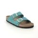 Birkenstock Slide Sandals - Turquoise - 1026537/94 ARIZONA LADIES