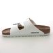 Birkenstock Slide Sandals - White - 552683/66 ARIZONA LADIES