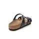Birkenstock Slide Sandals - Navy leather - 1015932/ FRANCA