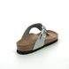Birkenstock Toe Post Sandals - Silver - 0043851 GIZEH