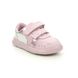 Clarks Toddler Girls Trainers - Pink Leather - 588097G ATH SHELL T