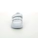 Clarks Toddler Girls Trainers - White Leather - 588107G ATH SHELL T