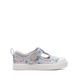 Clarks Toddler Girls Trainers - Silver metallic - 721386F CITY DANCE T