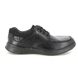 Clarks Comfort Shoes - Black leather - 3738/58H COTRELL EDGE