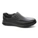 Clarks Slip-on Shoes - Black leather - 196158H COTRELL STEP