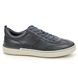 Clarks Trainers - Navy Leather - 734747G COURTLITE MODE