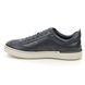 Clarks Trainers - Navy Leather - 734747G COURTLITE MODE