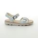 Clarks Sandals - WHITE LEATHER - 412636F CROWN BLOOM K