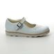 Clarks School Shoes - White - 411186F CROWN JUMP K