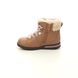 Clarks Toddler Girls Boots - Tan Leather - 619407G DABI HIKER T
