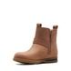 Clarks Toddler Girls Boots - Tan Leather  - 748946F DABI STAR T