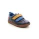 Clarks Boys Toddler Shoes - Navy Leather - 715906F DEN PLAY T