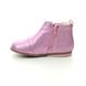 Clarks Toddler Girls Boots - Pink Leather - 454187G DREW FUN T