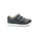 Clarks Toddler Boys Trainers - Navy Leather - 420368H EMERY WALK T