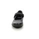 Clarks Girls School Shoes - Black leather - 431015E ETCH CRAFT K