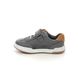 Clarks Boys Toddler Shoes - Grey leather - 751286F FAWN FAMILY T