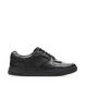 Clarks Boys Shoes - Black leather - 673026F FAWN LAY Y LACE