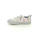 Clarks Toddler Girls Trainers - Silver - 583596F FOXING PRINT T