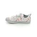 Clarks Toddler Girls Trainers - Silver - 583597G FOXING PRINT T
