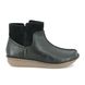 Clarks Ankle Boots - Black leather - 443214D FUNNY MID