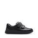 Clarks Boys Shoes - Black leather - 753546F GOAL STYLE K