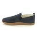 Clarks Slippers - Navy suede - 642487G HOME MOCCASIN CHEER