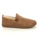 Clarks Slippers - Tan suede - 642497G HOME MOCCASIN CHEER