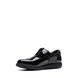 Clarks Girls School Shoes - Black patent - 753077G JAZZY TAP K