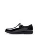 Clarks Girls School Shoes - Black patent - 753077G JAZZY TAP K