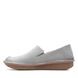 Clarks Comfort Slip On Shoes - Light Grey Nubuck - 482544D FUNNY GO