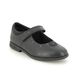 Clarks Girls School Shoes - Black leather - 697057G MAGIC STEP MJ O